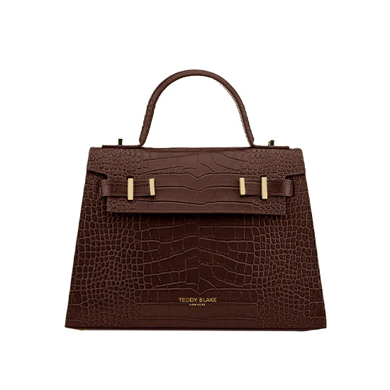 Ava Croco 11" - Dark Brown