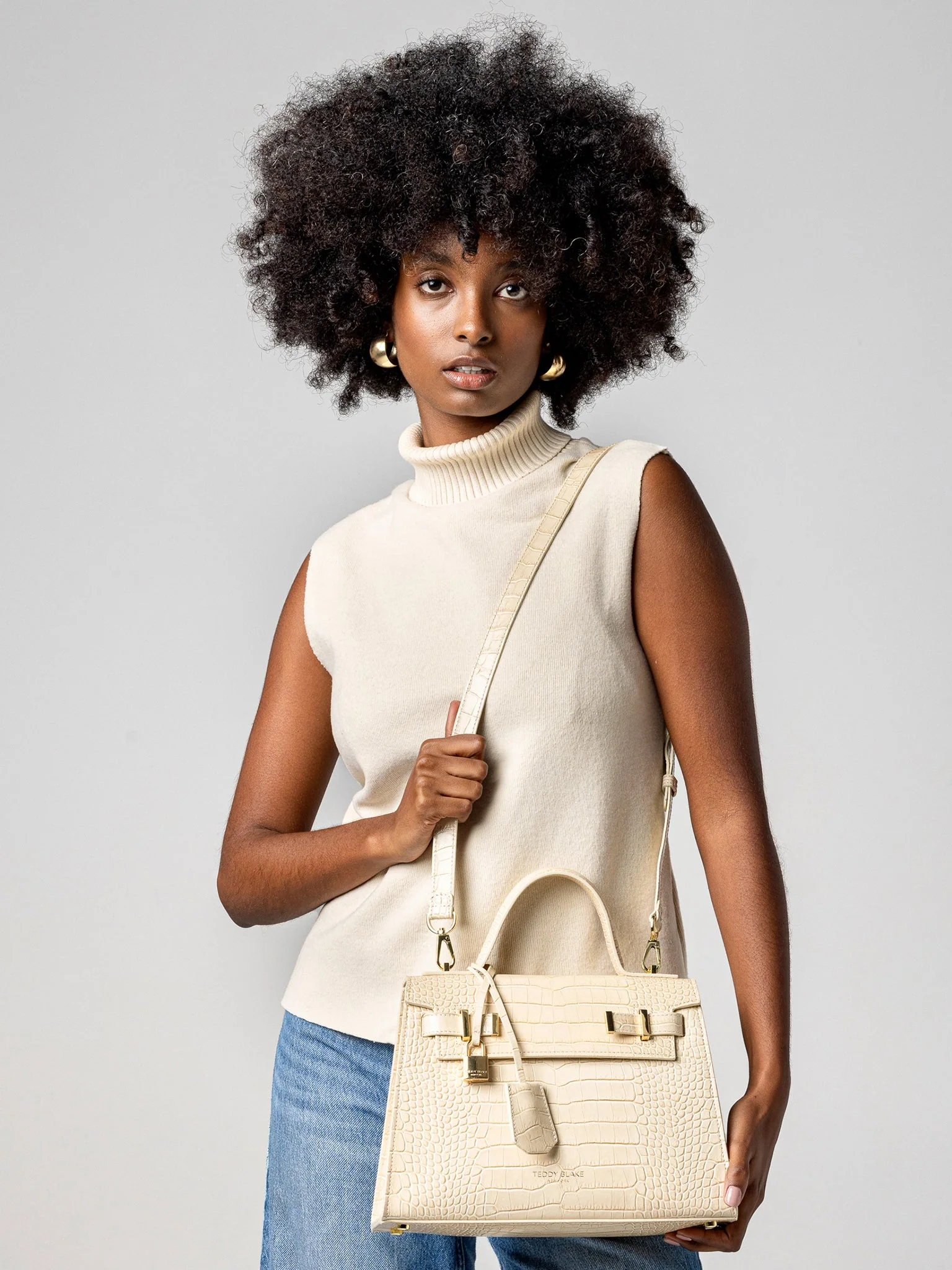 Ava Croco 11" - Cream - Image 10
