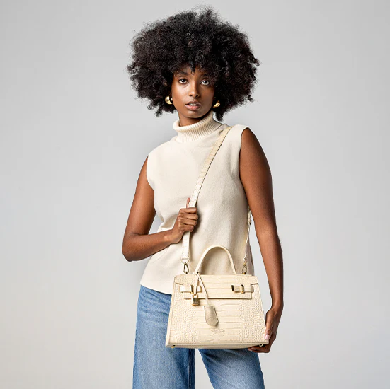 Ava Croco 11" - Cream - Image 2