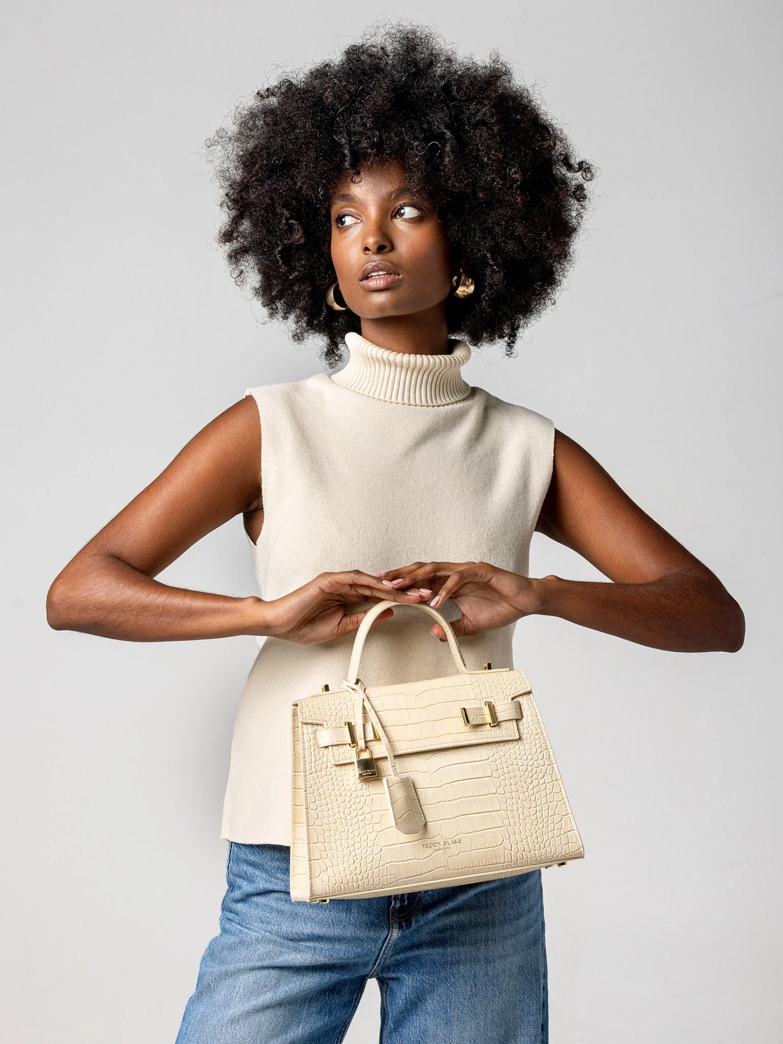 Ava Croco 11" - Cream - Image 9