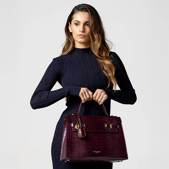 Ava Croco 14" - Mahogany Brown - Image 2