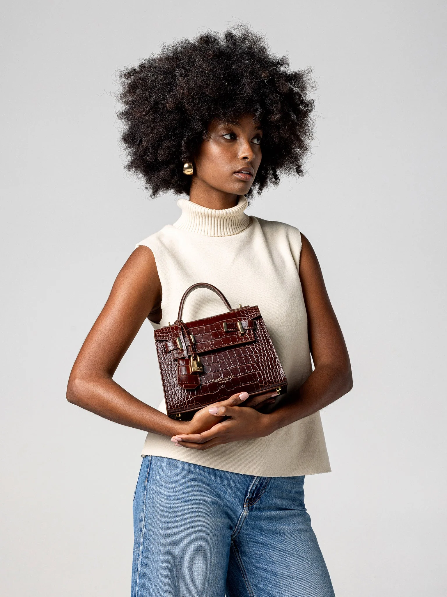 Ava Croco 9" - Brown - Image 8
