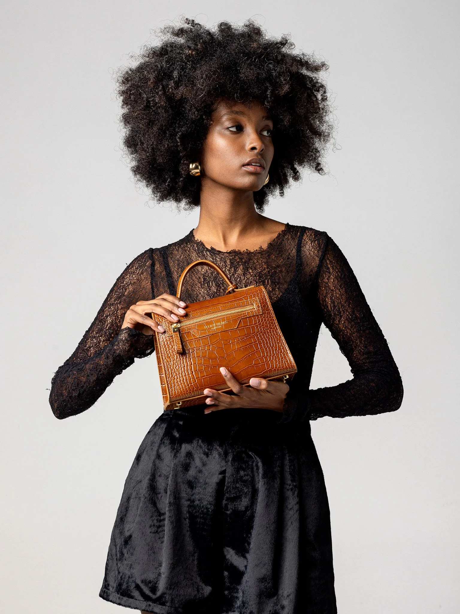 Ava Croco  9" - Camel Brown - Image 10