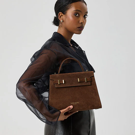Ava Suede 11" - Brown - Image 2
