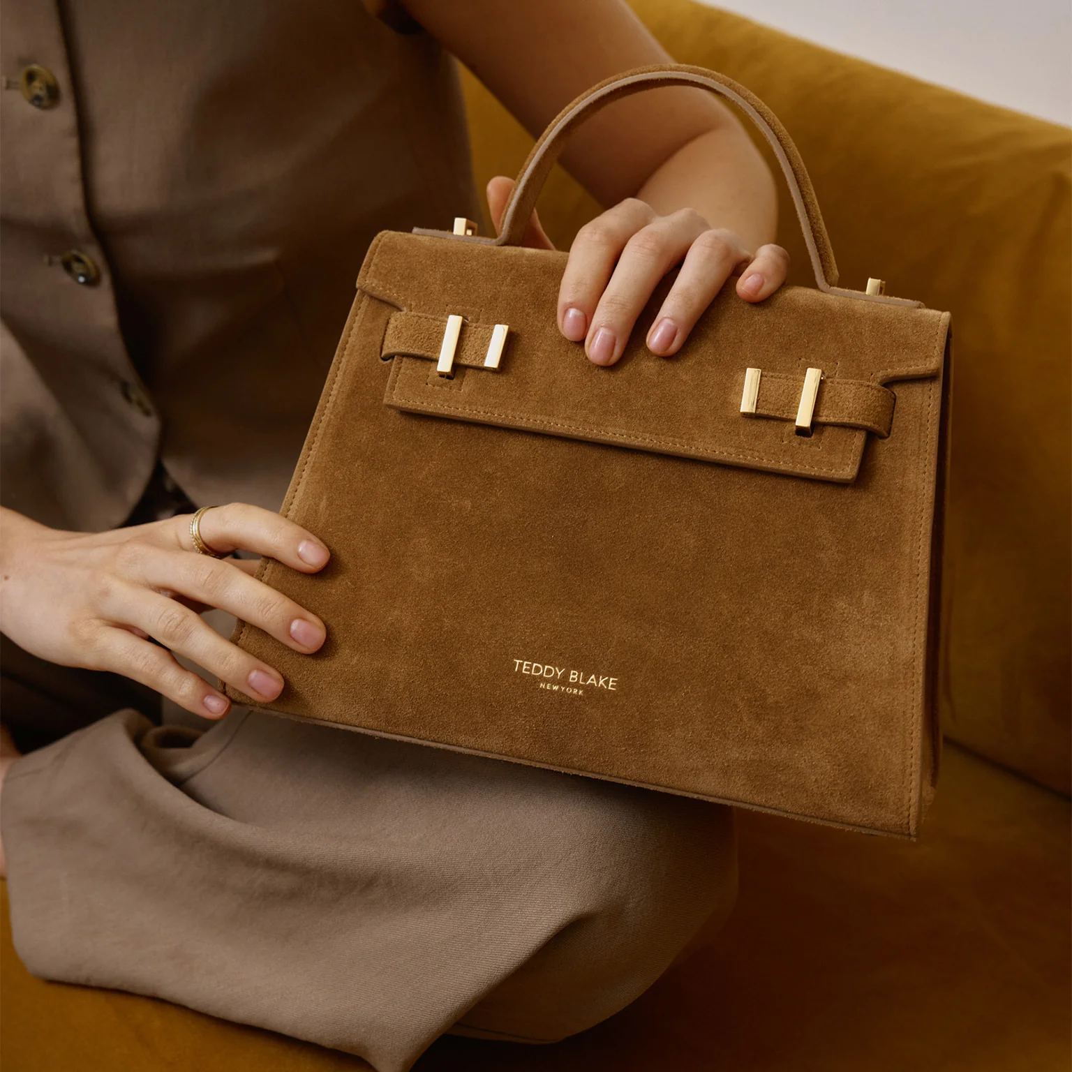 Ava Suede 11" - Light Camel - Image 2
