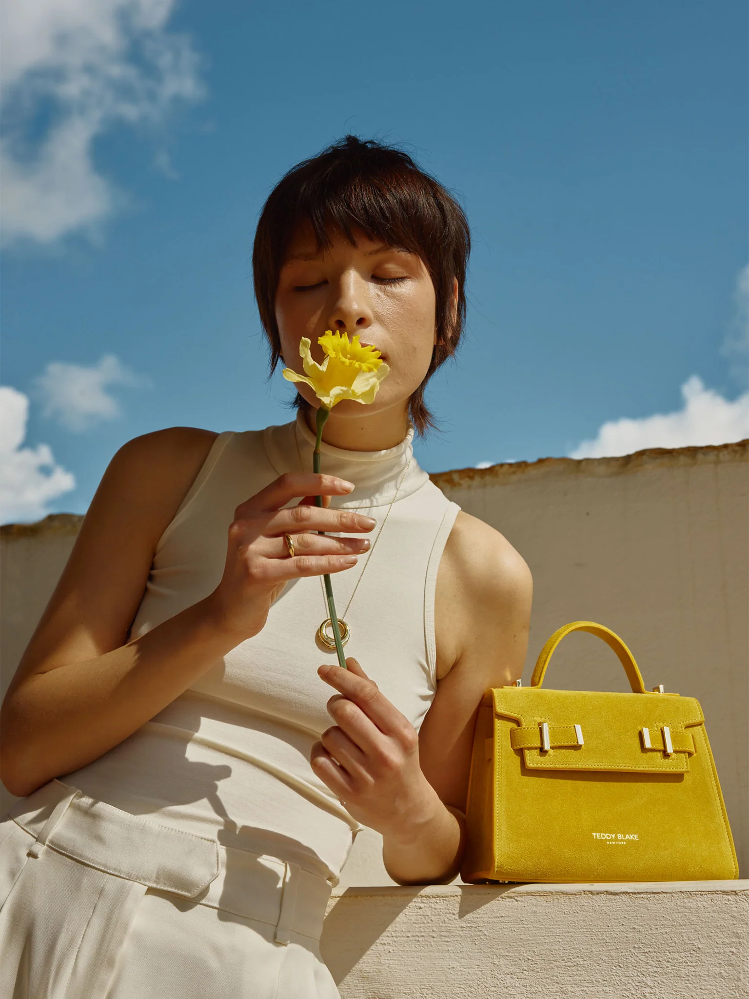 Ava Suede 9" - Yellow - Image 9