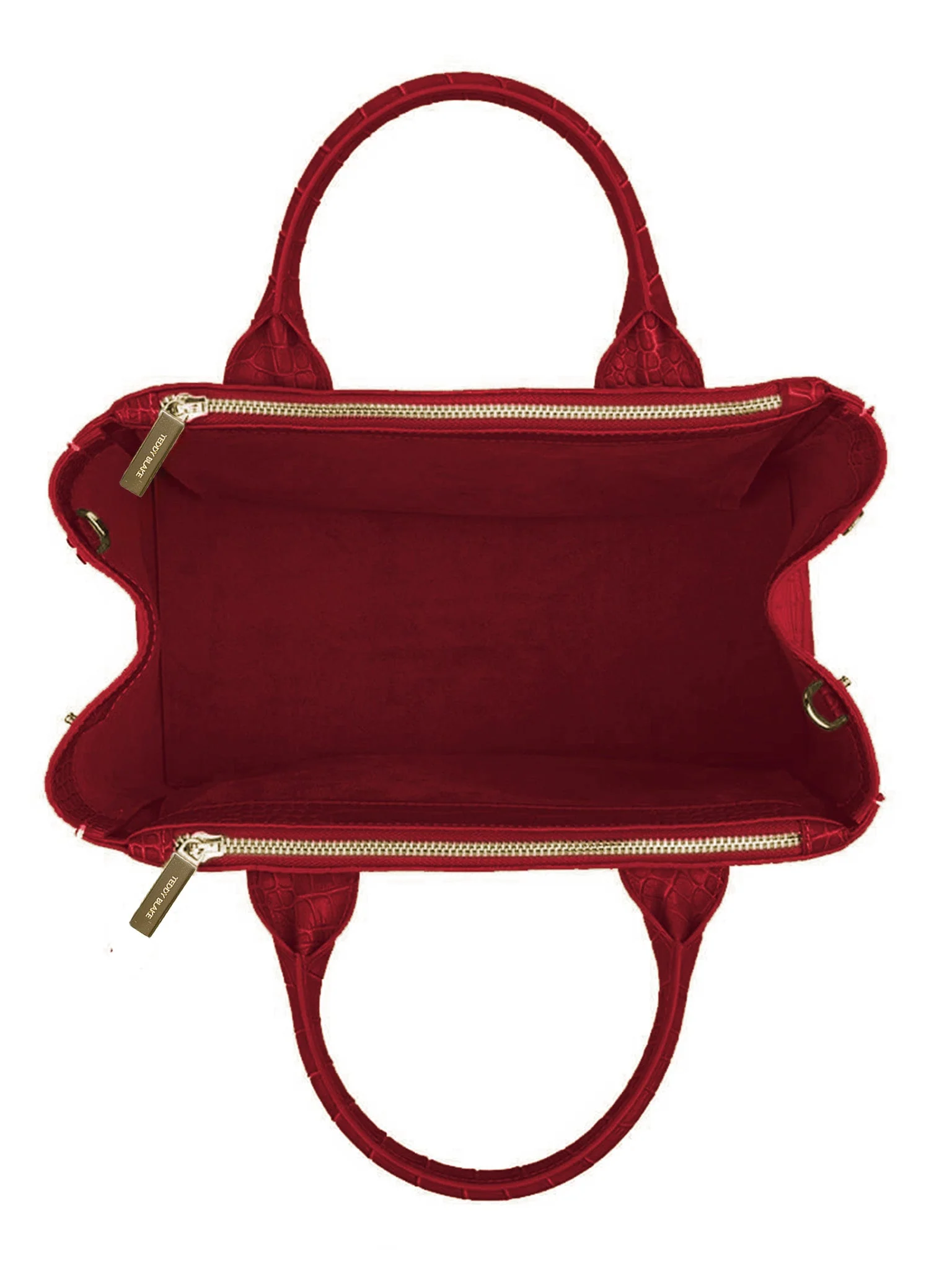Bella Croco 12" - Dark Red - Image 6