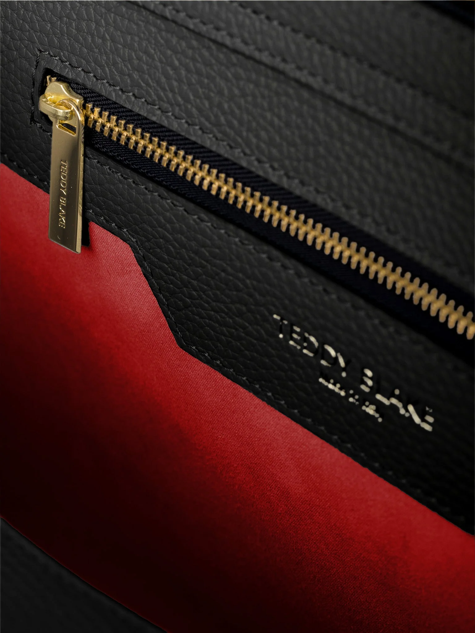 Claire Stampato 14" - Black/Red - Image 6