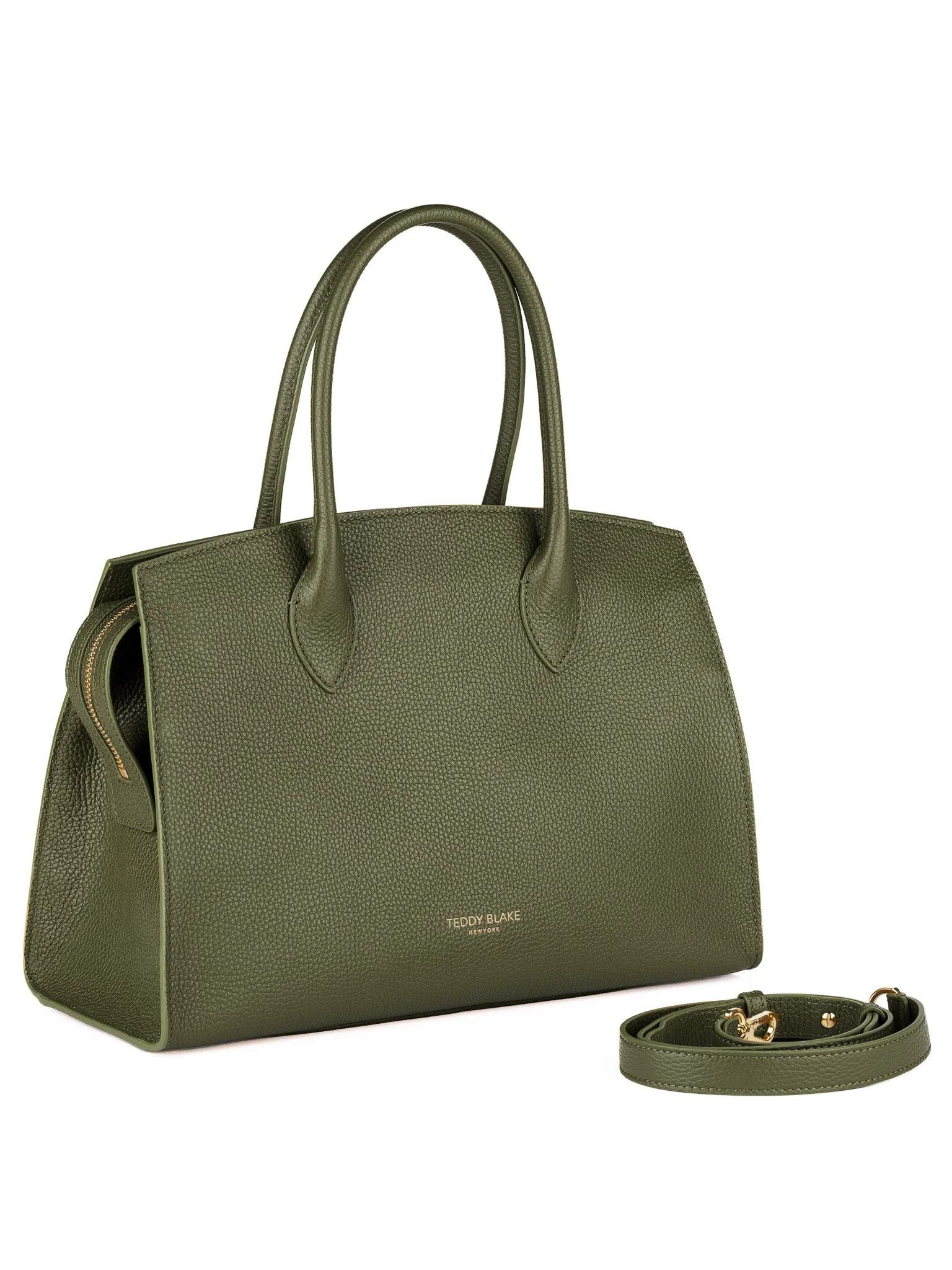 Claire Stampato 14" - Olive - Image 4