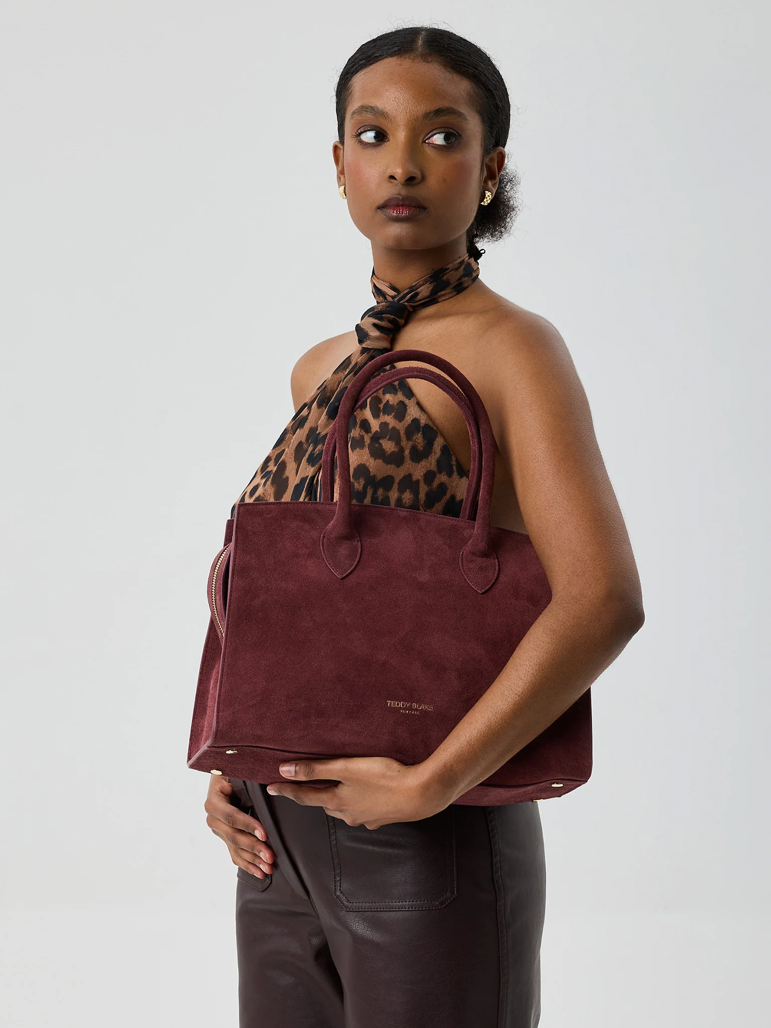 Claire Suede 14" - Bordeaux - Image 9