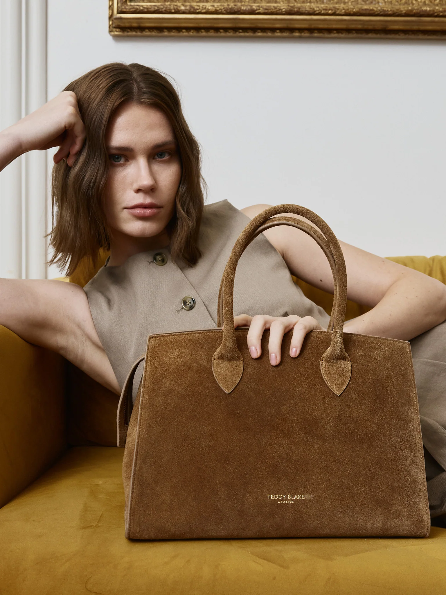 Claire Suede 14" - Light Camel - Image 8