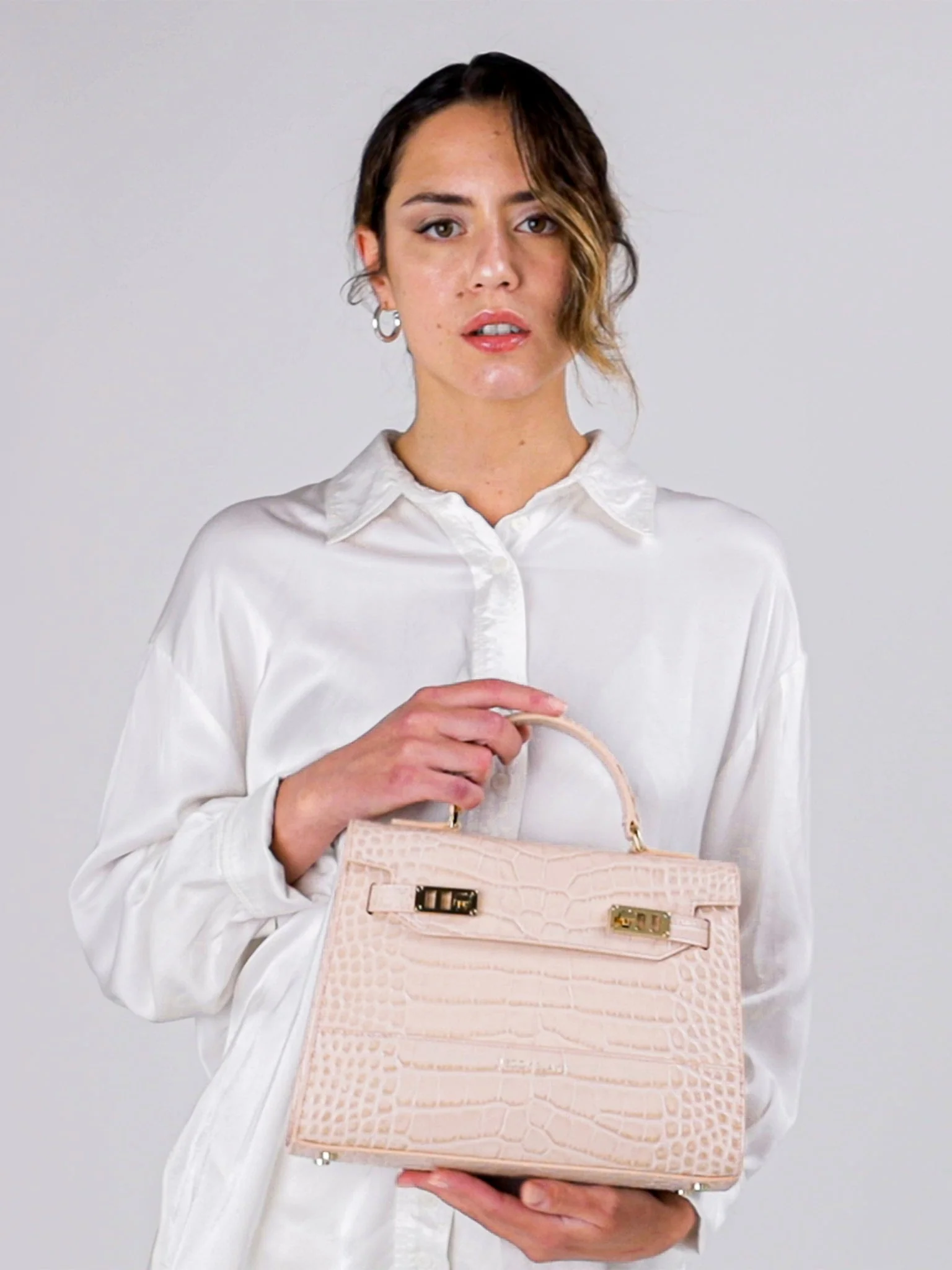 Kim Croco 11" - Nude Pink - Image 8