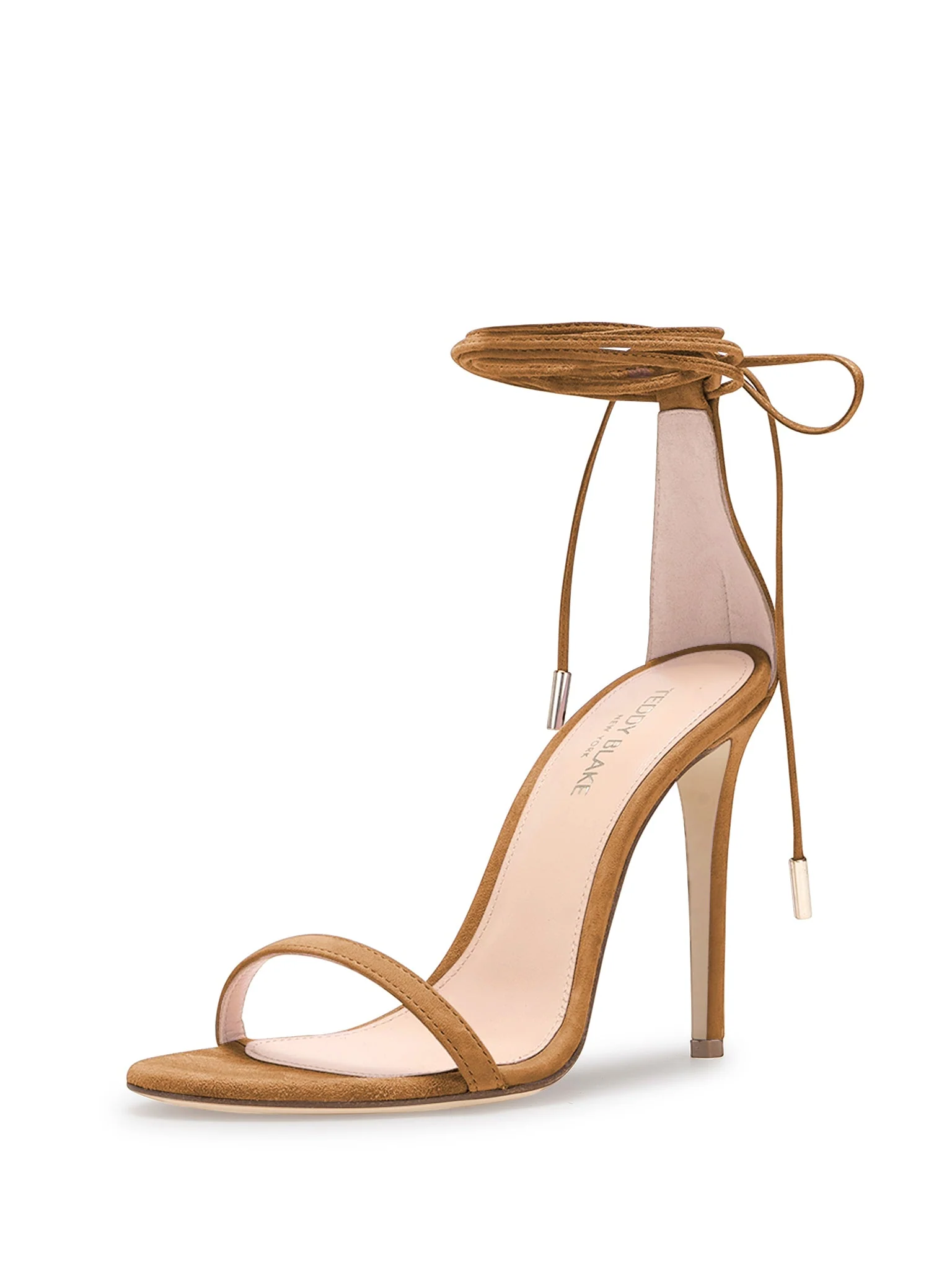 Emma Suede Sandals - Camel - Image 3
