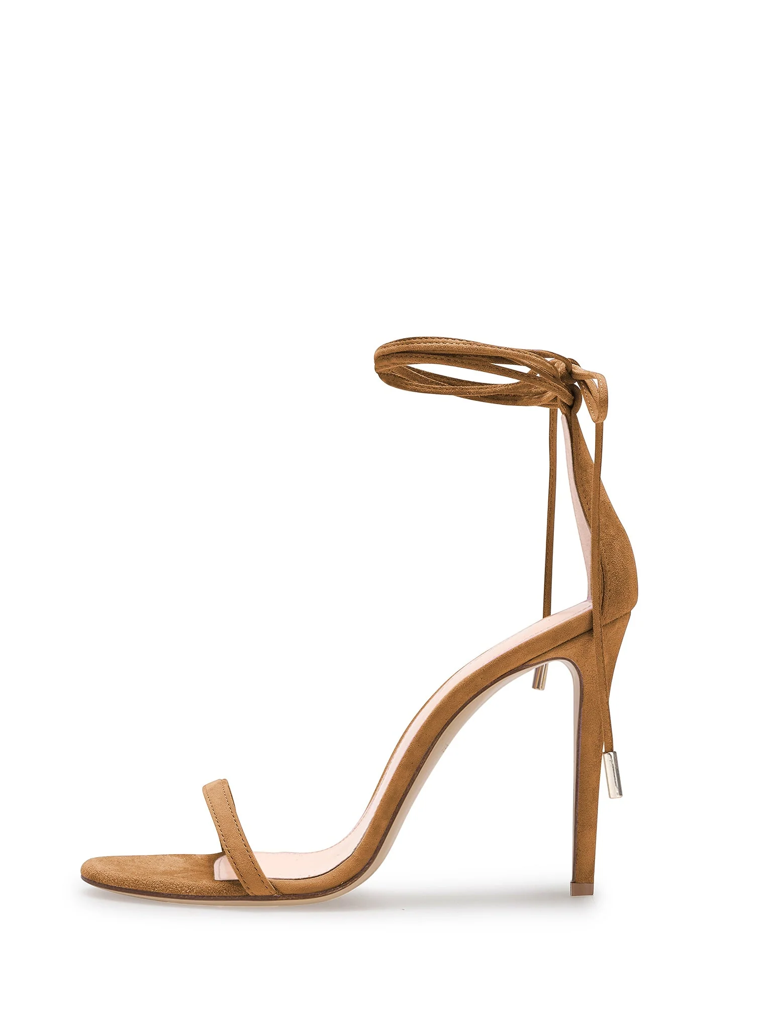 Emma Suede Sandals - Camel - Image 5