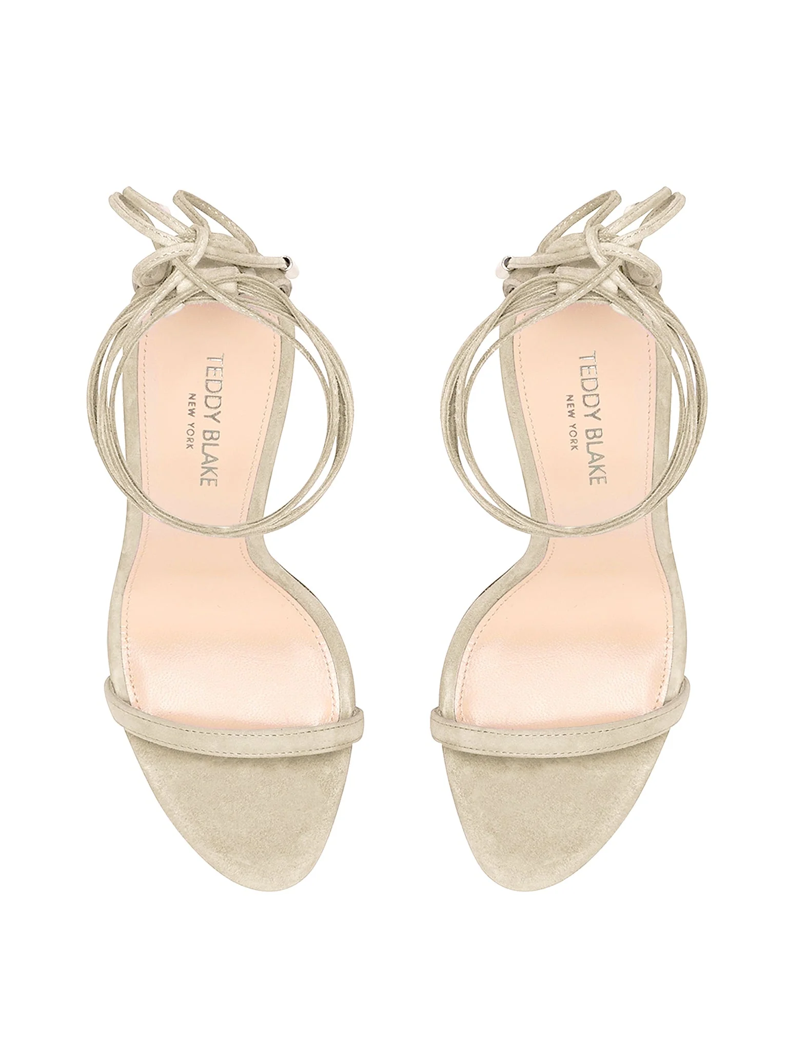 Emma Suede Sandals - Light Cream - Image 6