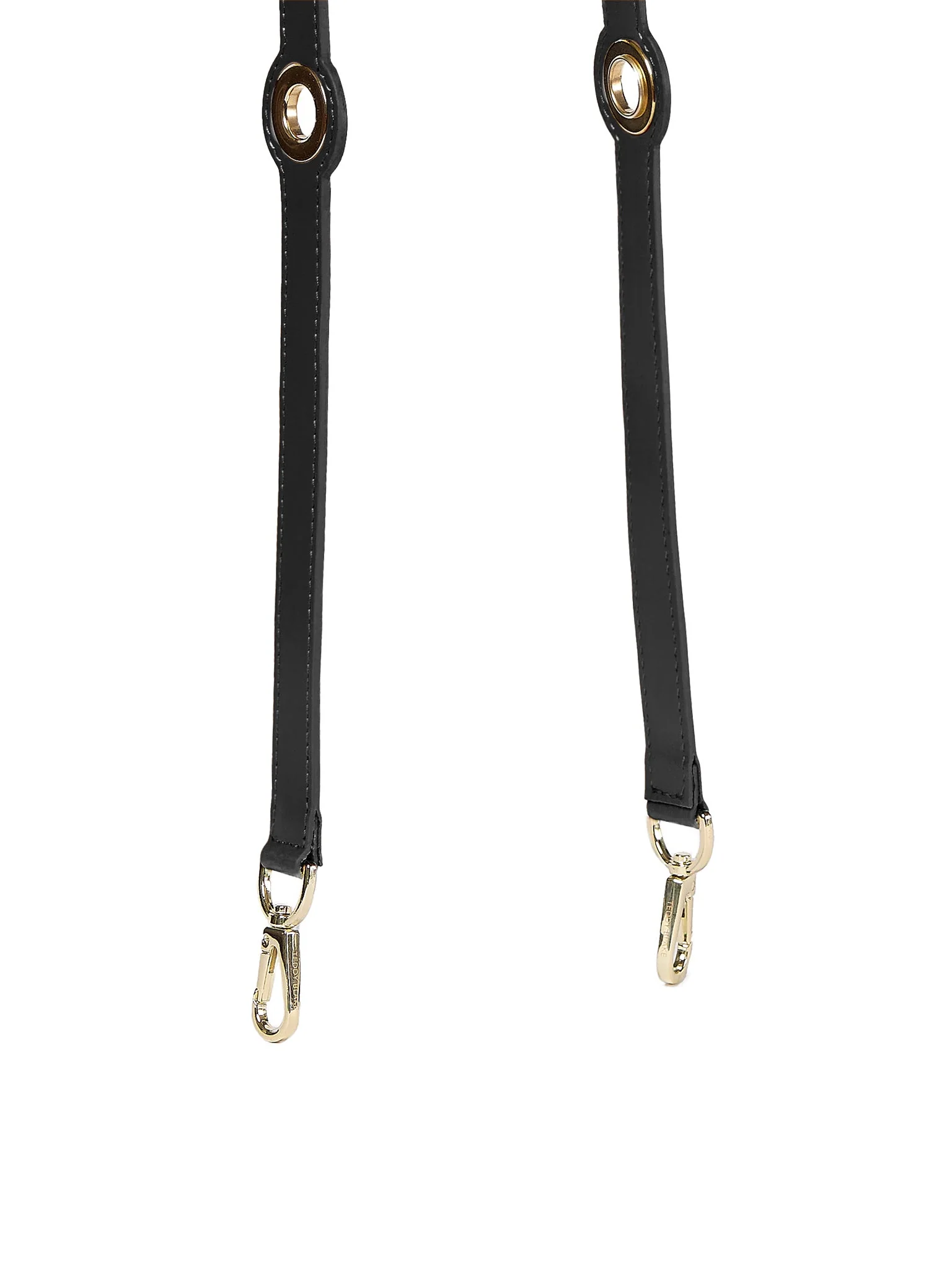 Eyelet Leather Strap - Black - Image 6