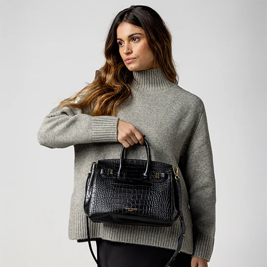 Gigi Croco 11" - Black - Image 2