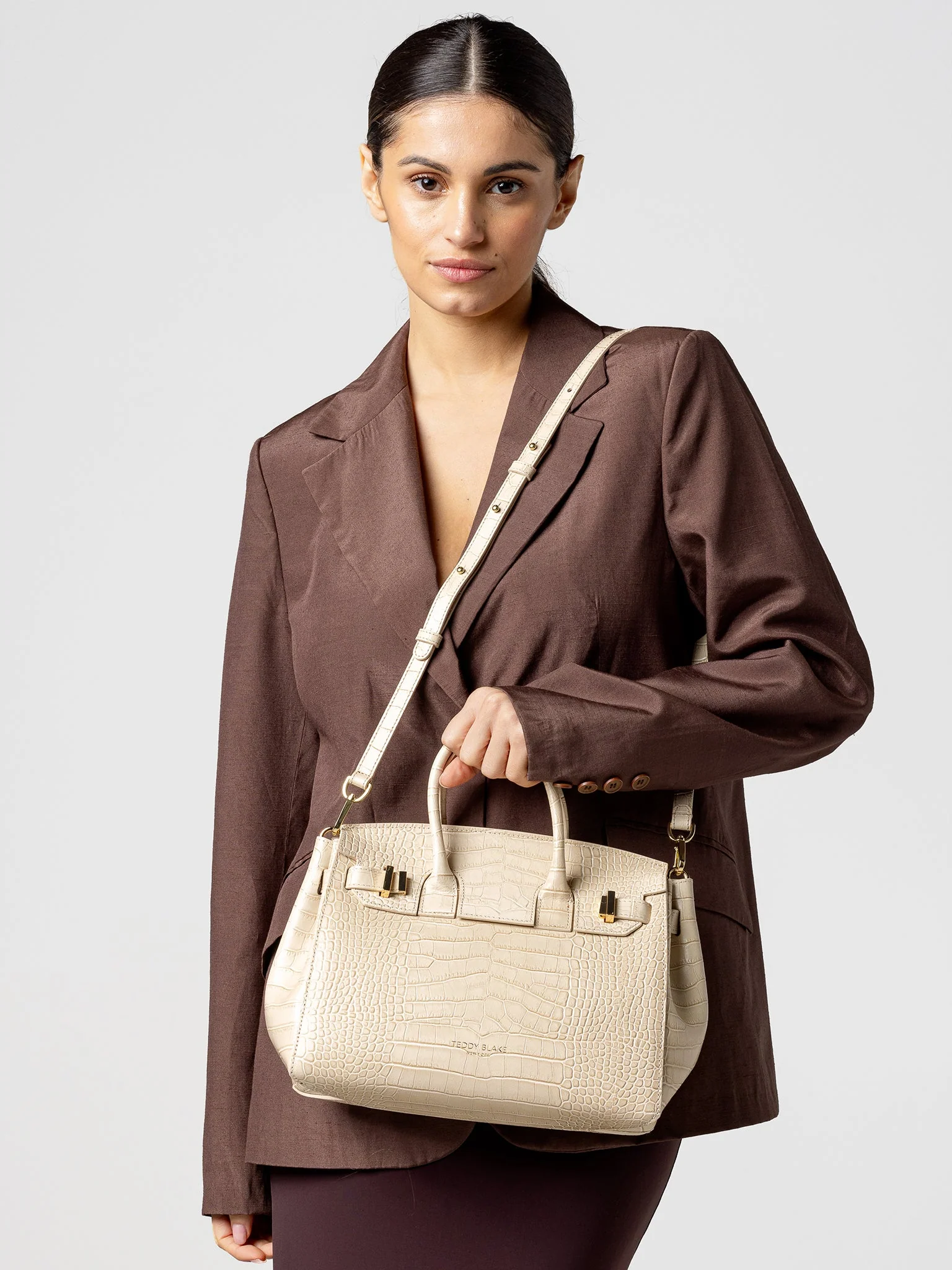 Gigi Croco 11" - Cream - Image 9