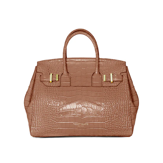 Gigi Croco 11" - Dark Blush