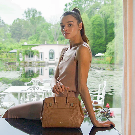 Gigi Croco 11" - Dark Blush - Image 2