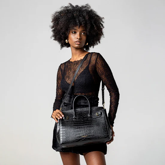 Gigi Croco 13" - Black - Image 2
