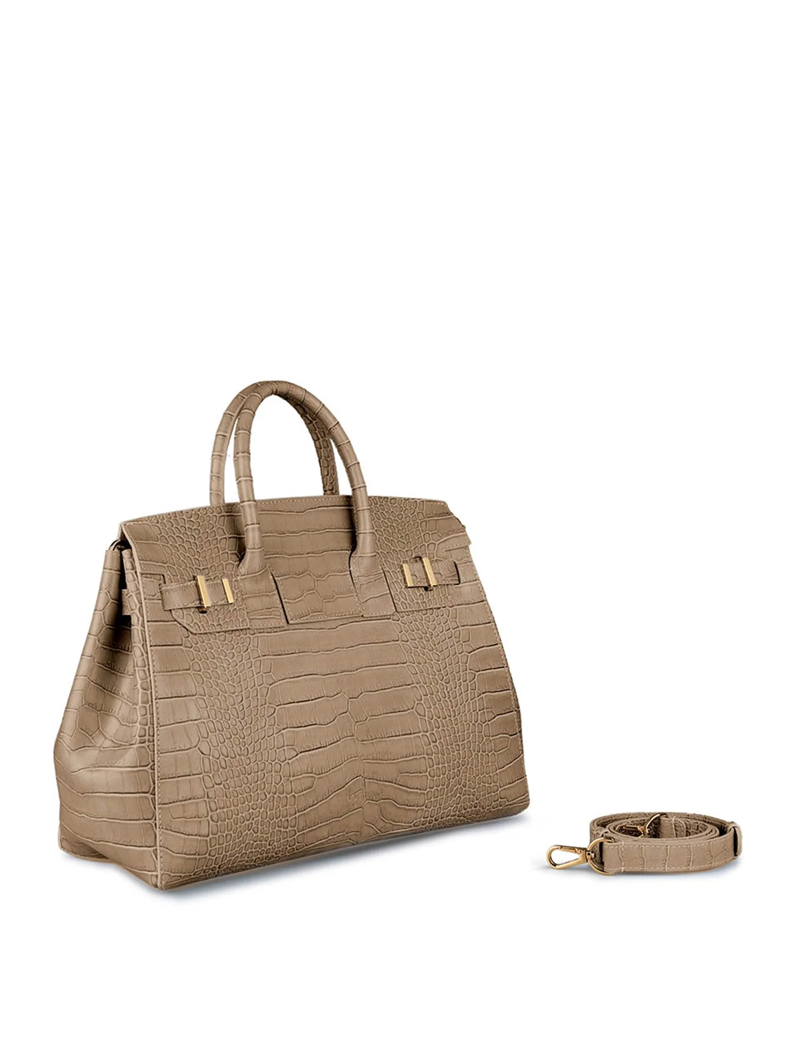 Gigi Croco 13" - Light Beige - Image 4