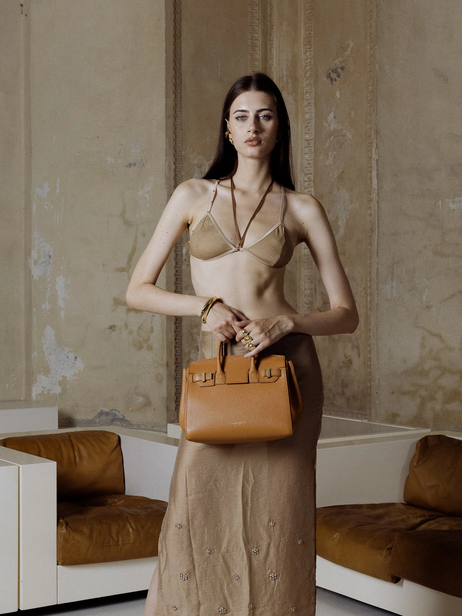 Gigi Stampato 11" - Camel Brown - Image 8