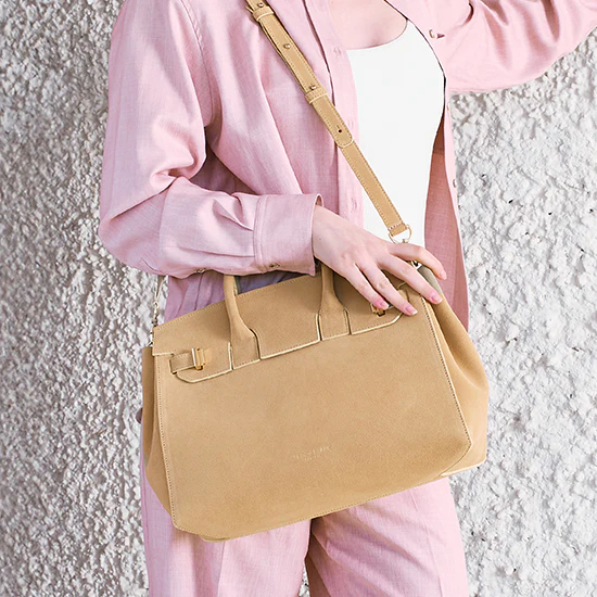 Gigi Suede 13" - Light Beige - Image 2
