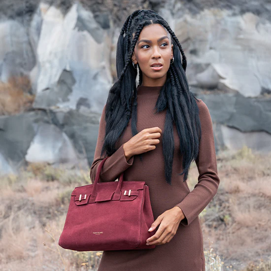 Gigi Suede 13" - Dark Red - Image 2