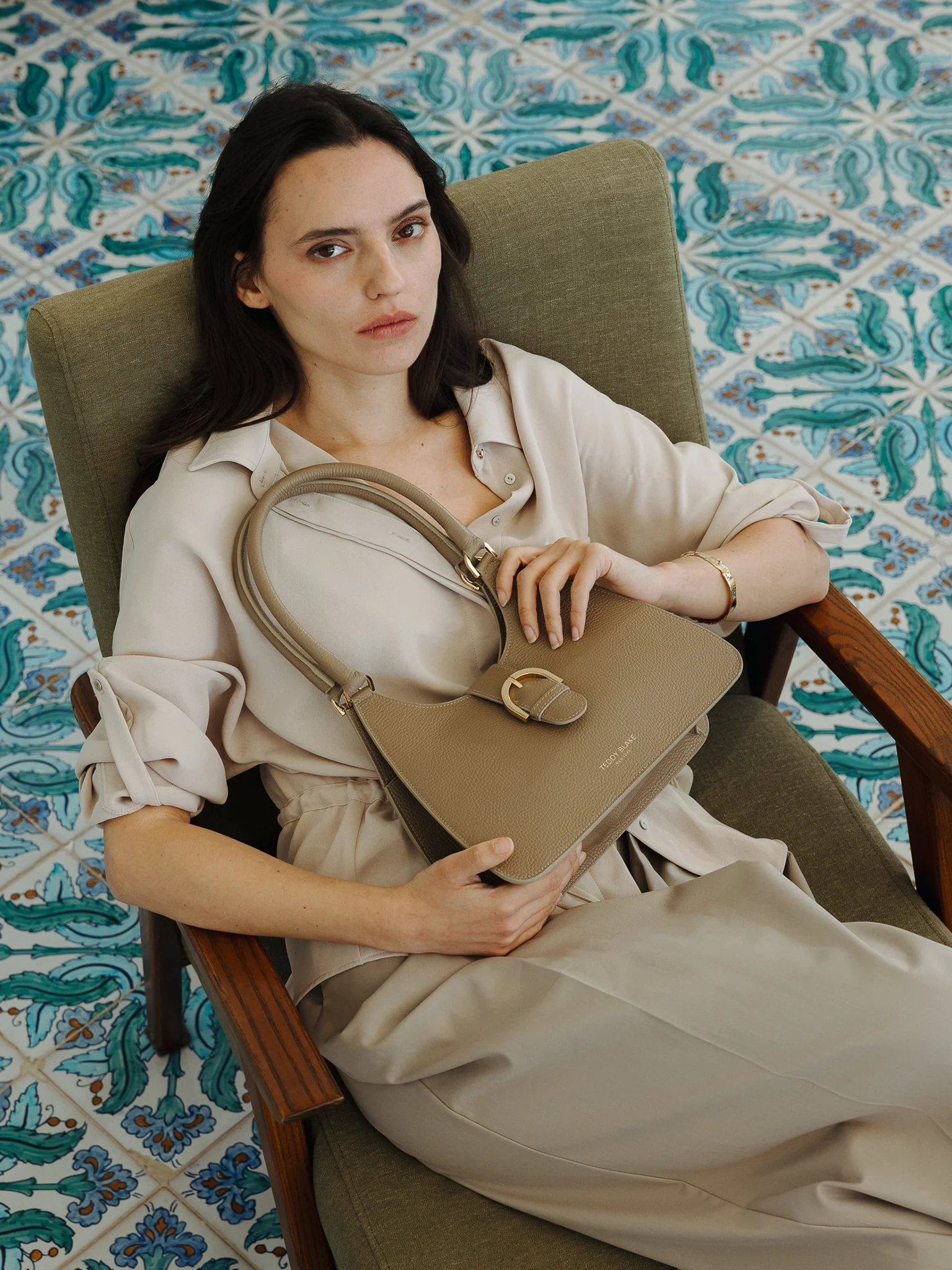 Grace Stampato 11" - Beige - Image 8