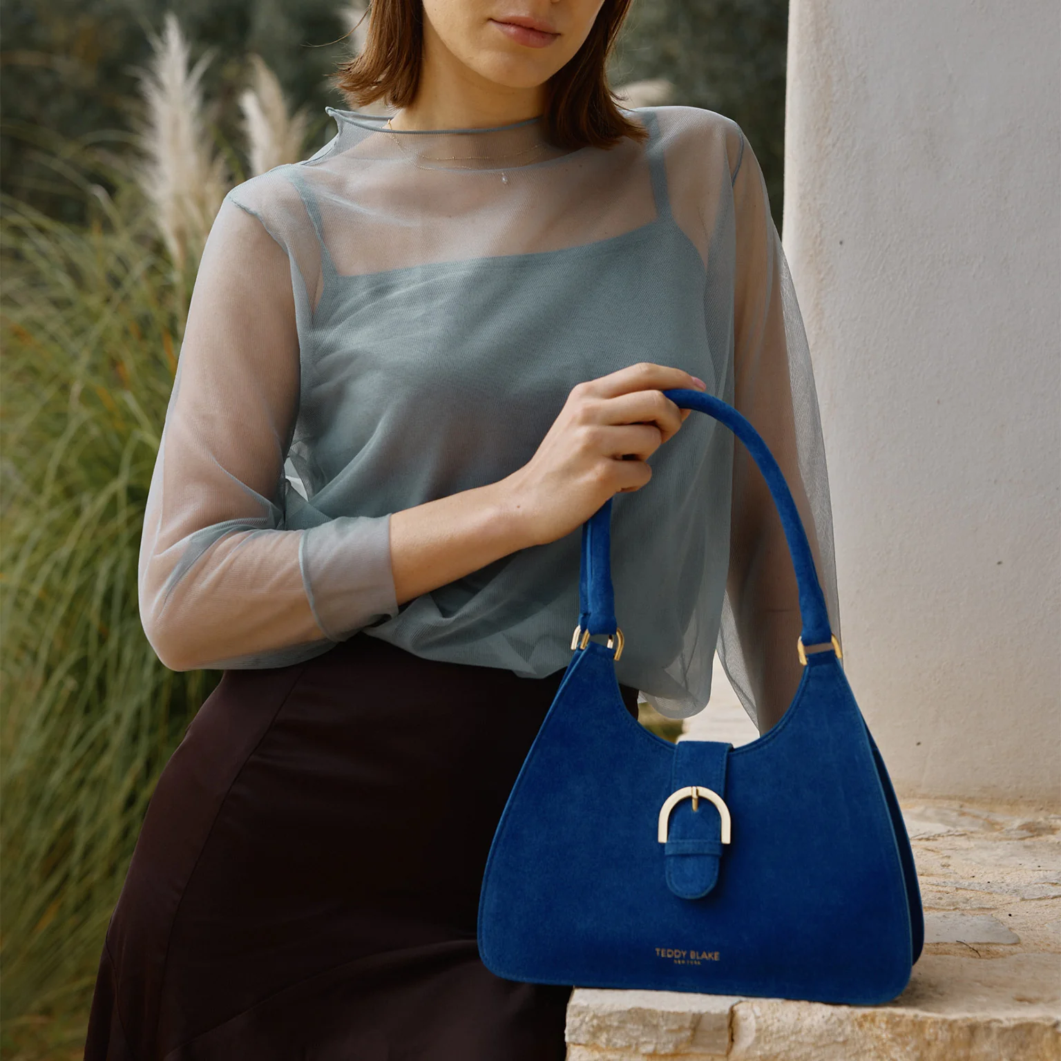 Grace Suede 11" - Blue - Image 2