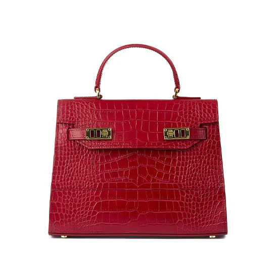 Kim Croco 11" - Dark Red