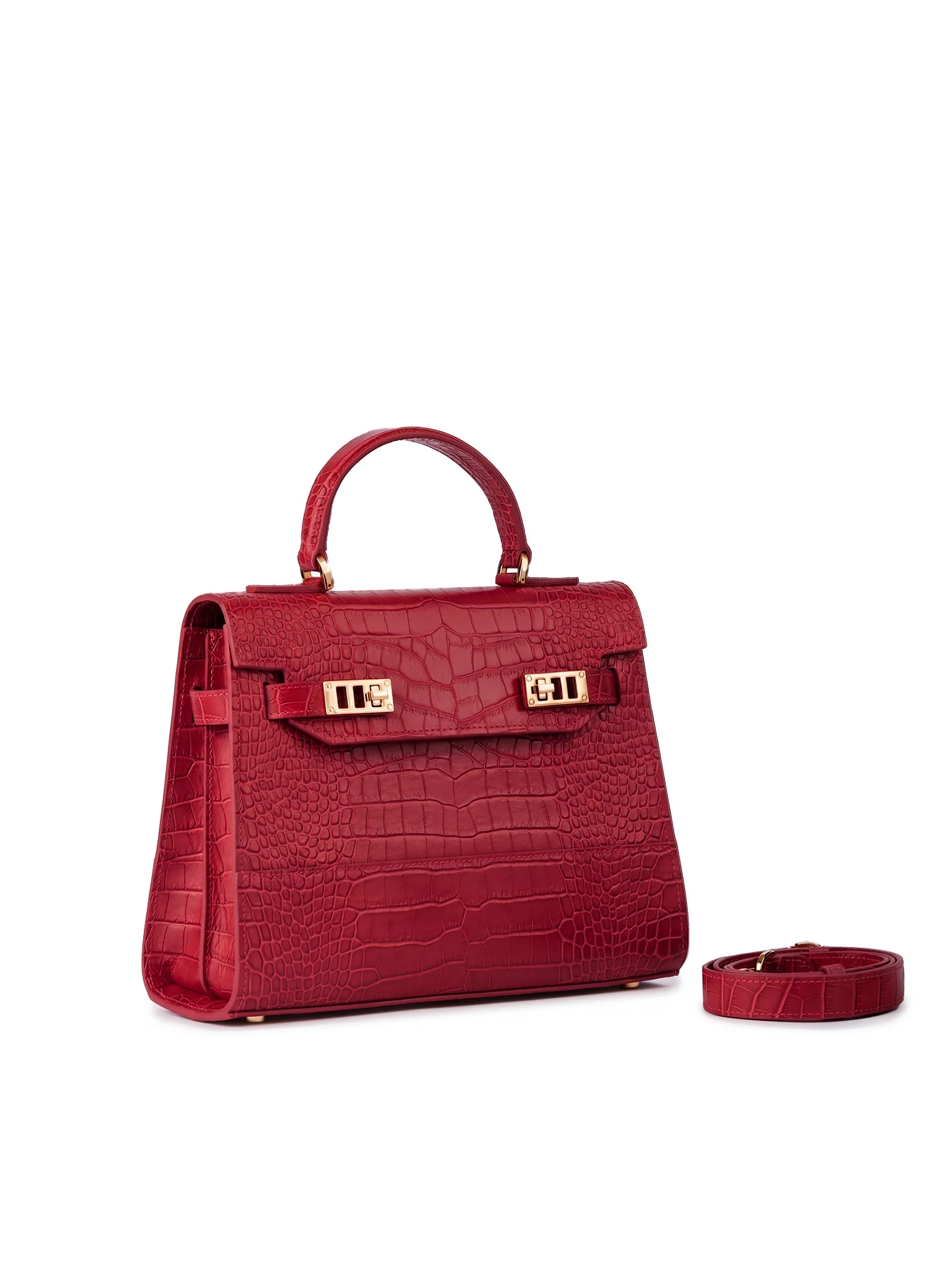 Kim Croco 11" - Dark Red - Image 4