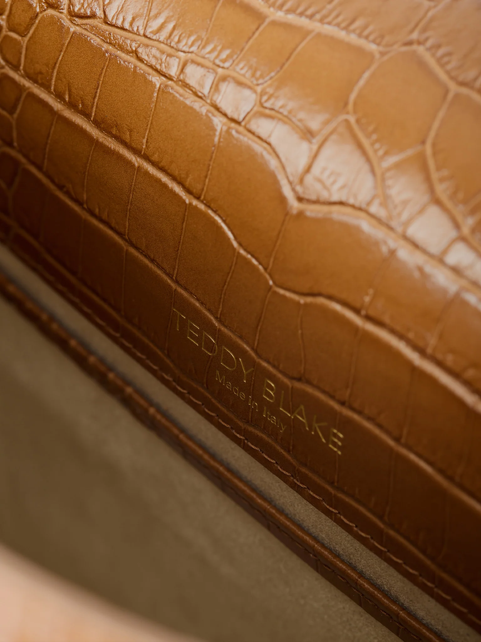 Kim Croco 14" - Camel Brown - Image 7