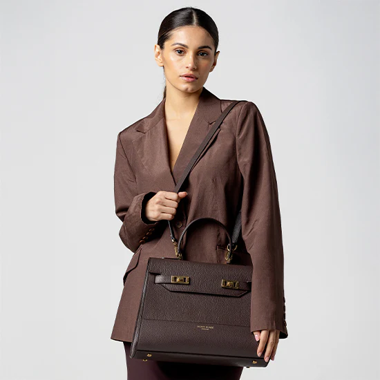 Kim Stampato 14" - Dark Brown - Image 2