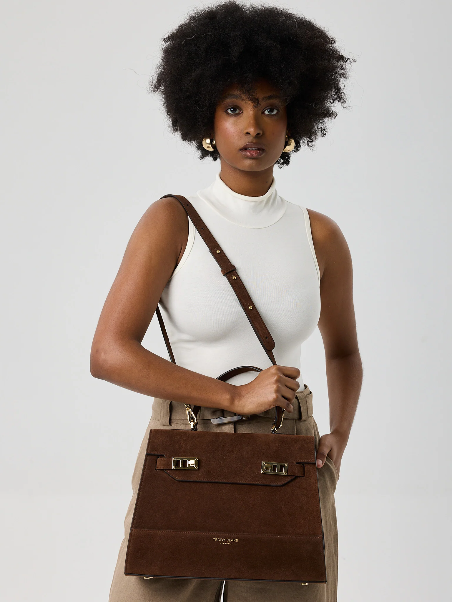 Kim Suede 14" - Brown - Image 7