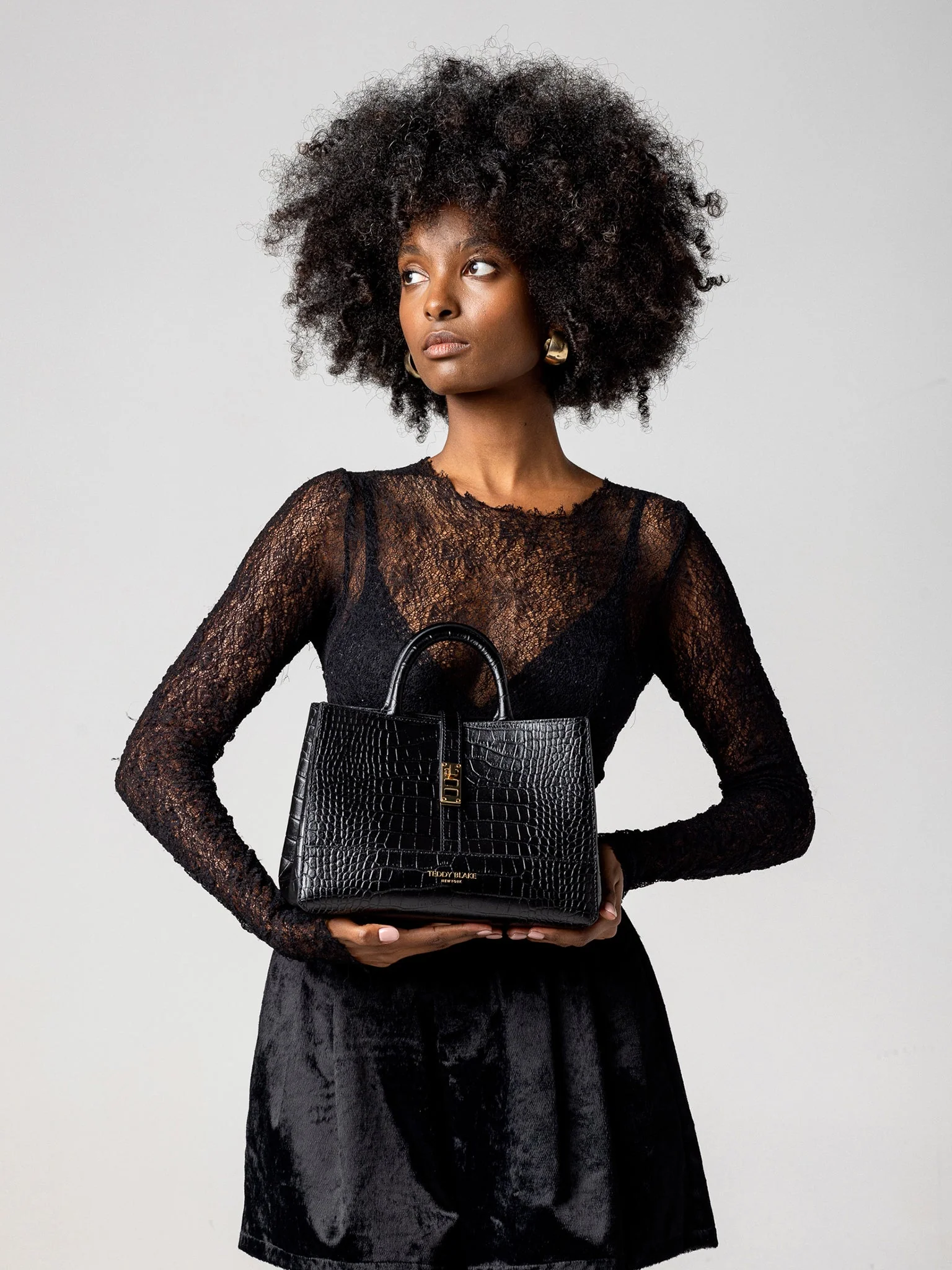 Lola Croco 10" - Black - Image 10