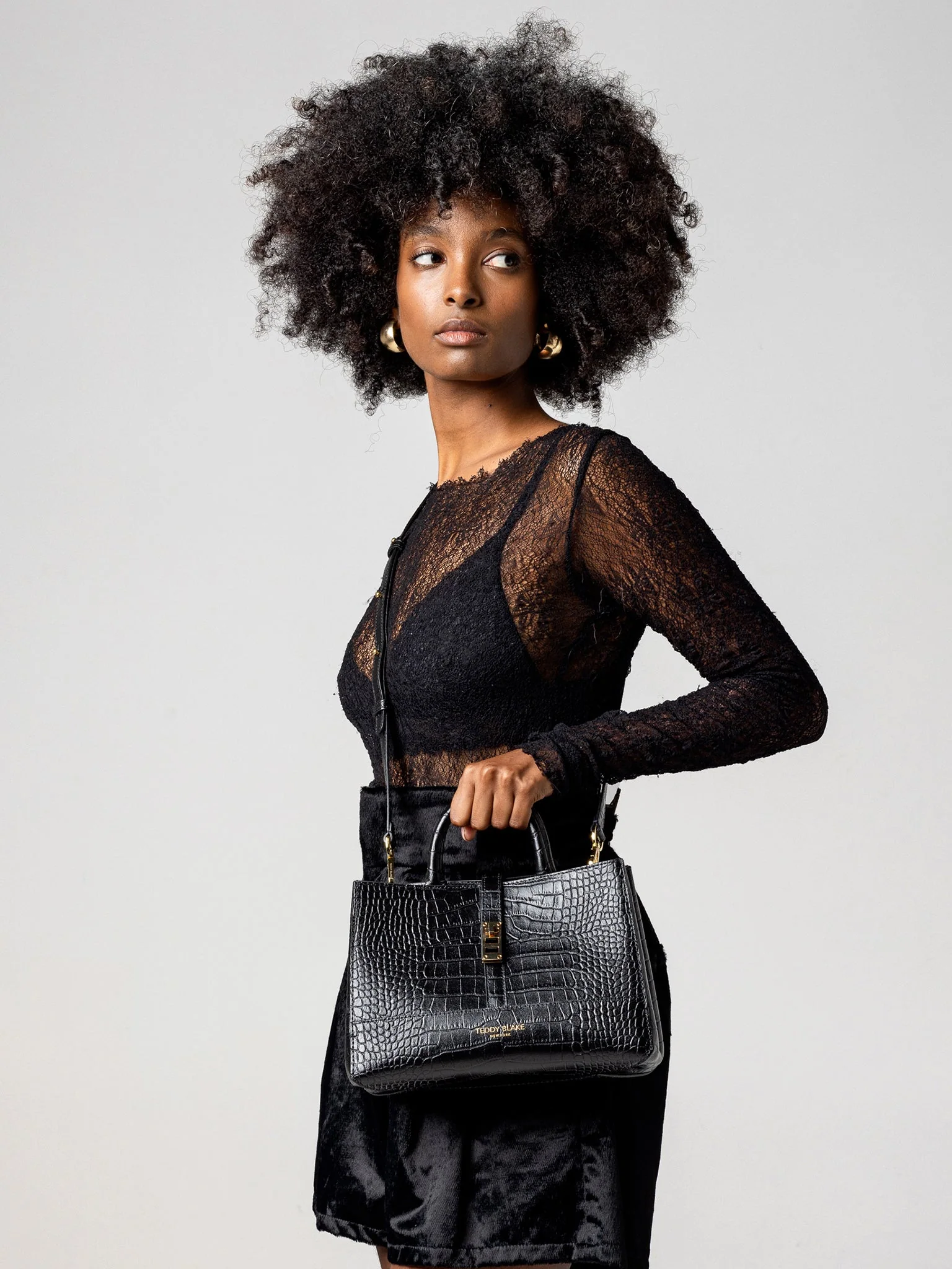 Lola Croco 10" - Black - Image 11