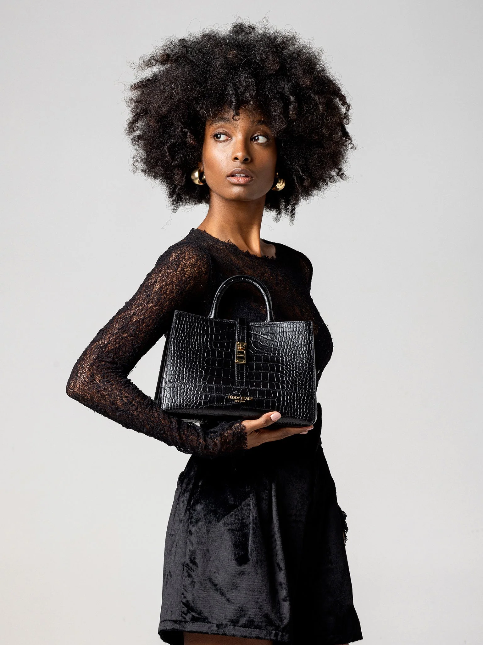 Lola Croco 10" - Black - Image 9