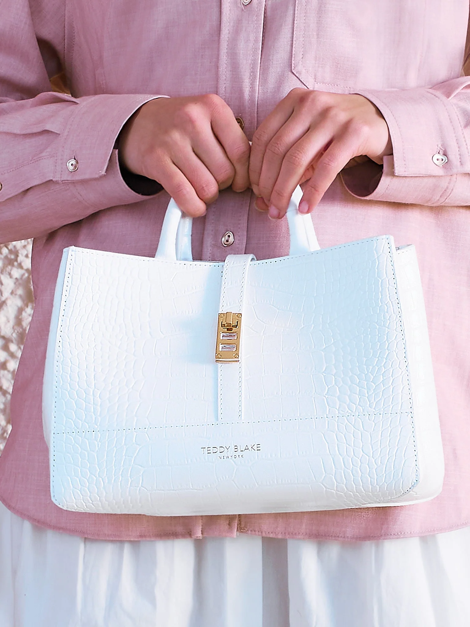 Lola Croco 10" - White - Image 9