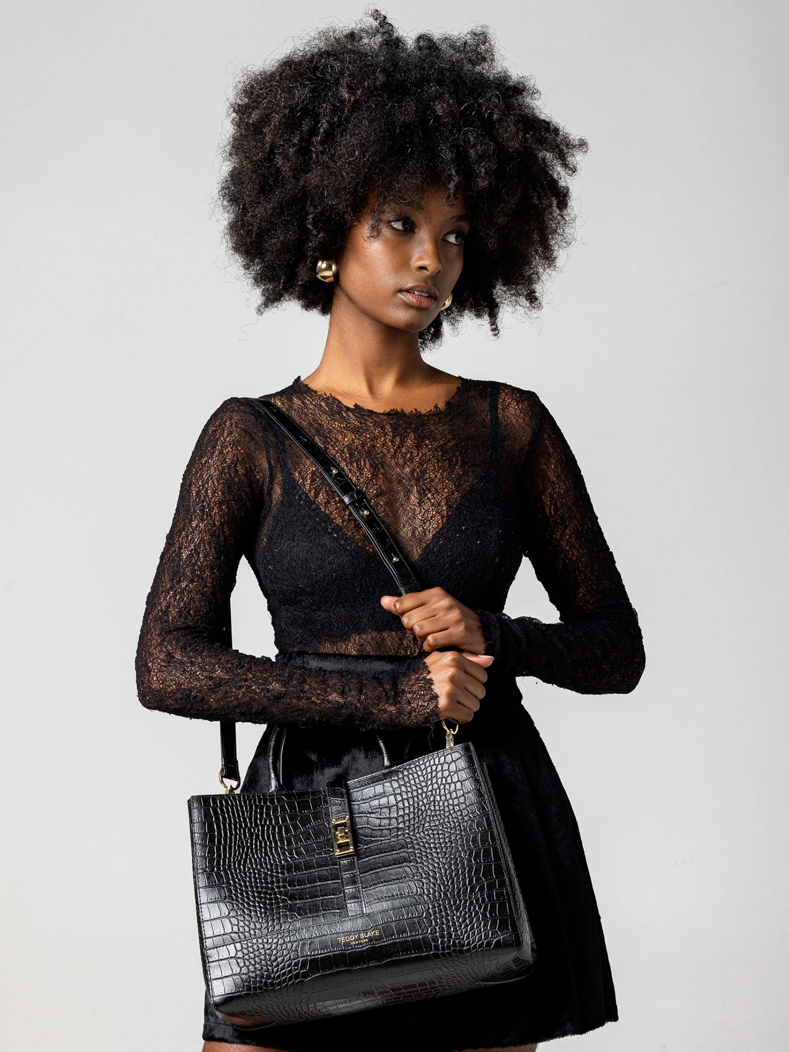 Lola Croco 12" - Black - Image 8