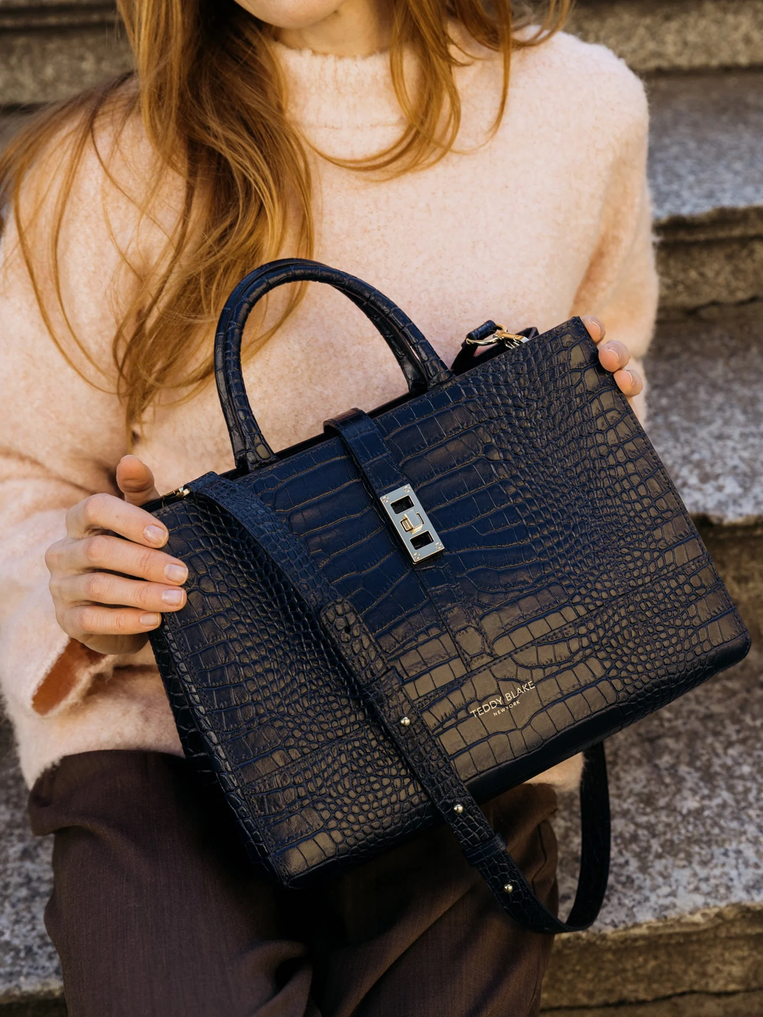Lola Croco 12" - Blue Jeans - Image 9