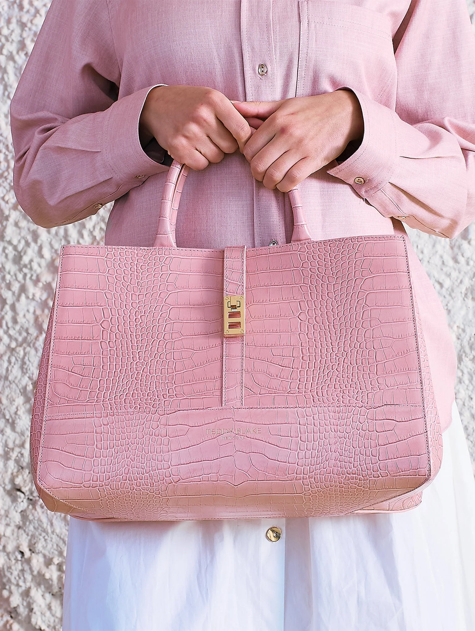 Lola Croco 15" - Nude Pink - Image 8