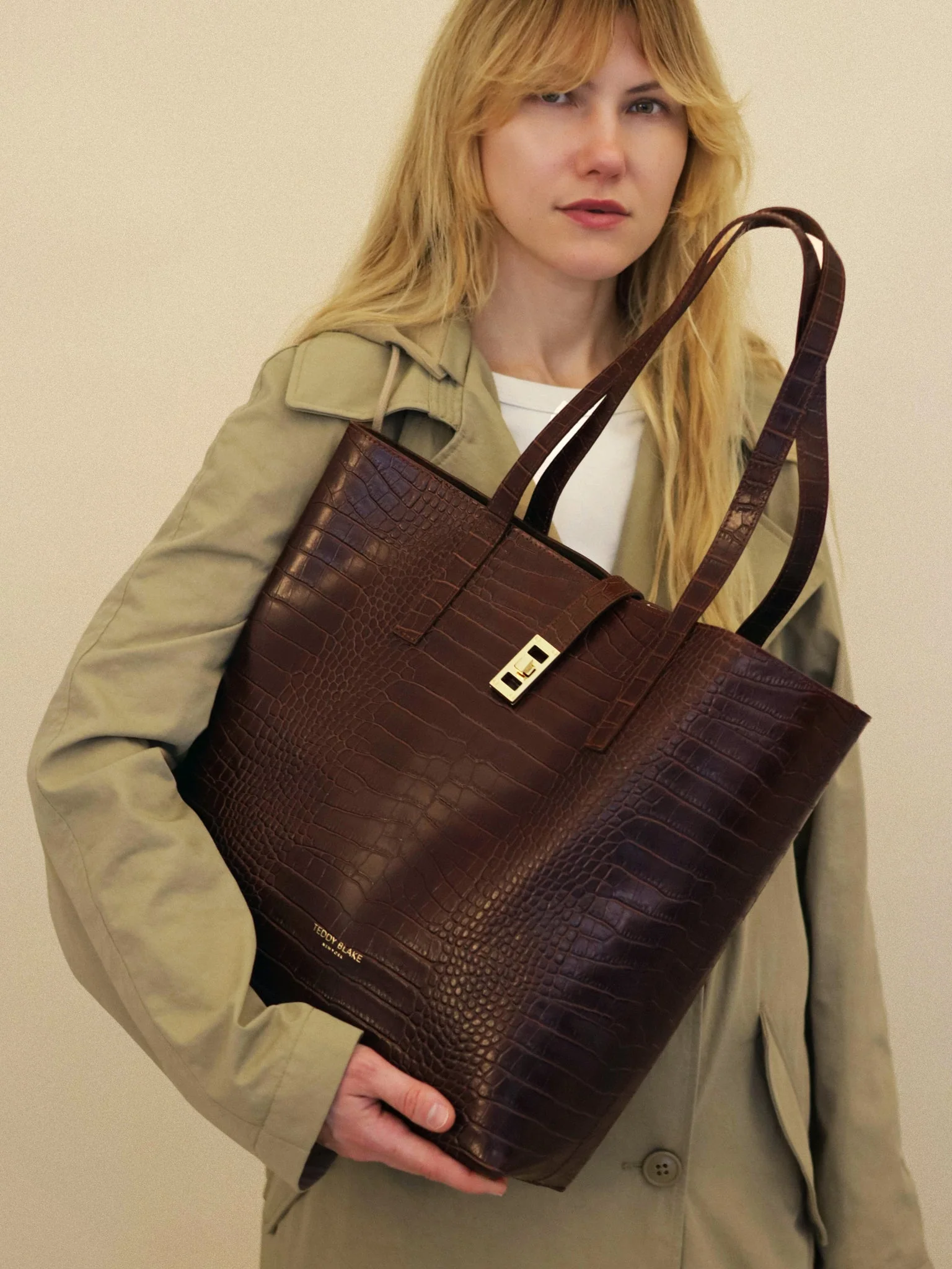 Nina Croco 12" - Dark Brown - Image 9