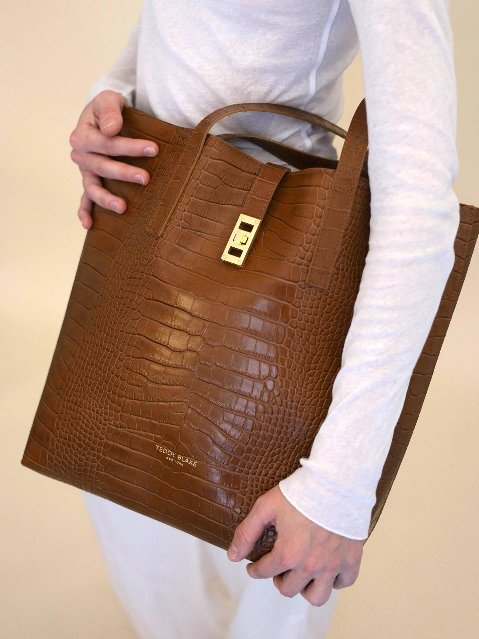 Nina Croco 12" - Camel - Image 10