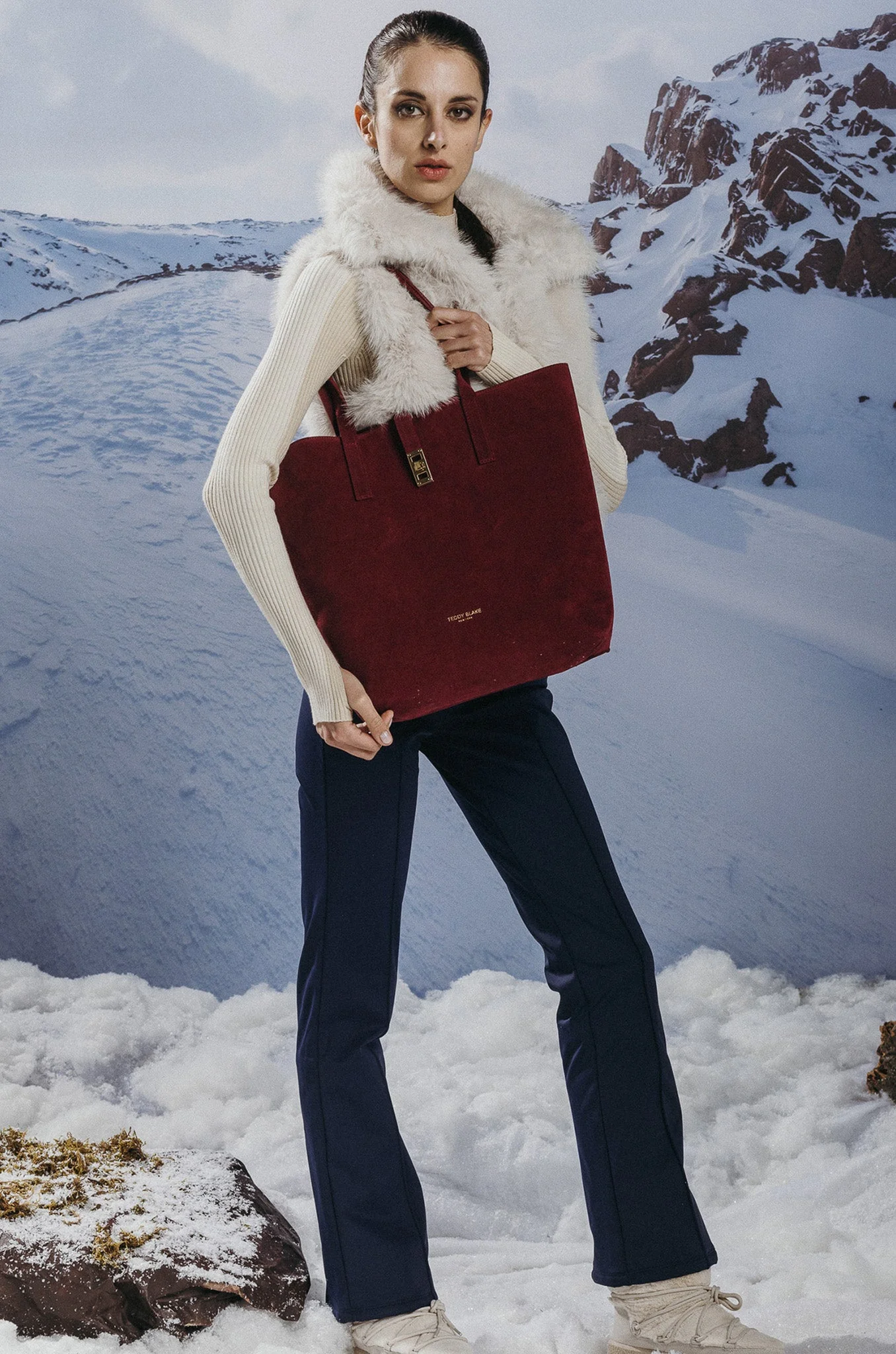 Nina Suede 12" - Dark Red - Image 8