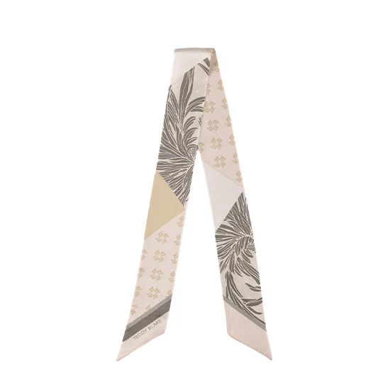 Silk Bag Tie - Cream