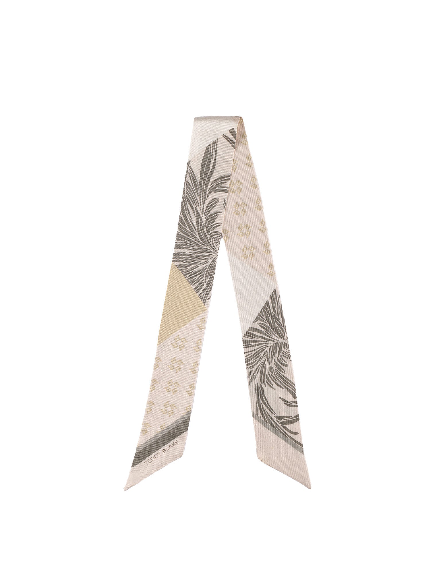 Silk Bag Tie - Cream - Image 3