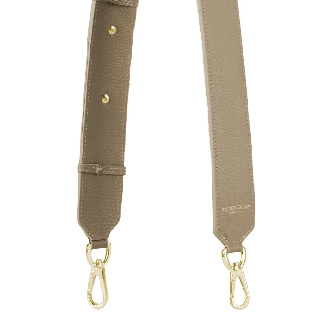 Stampato Leather Wide Strap - Light Beige - Image 5