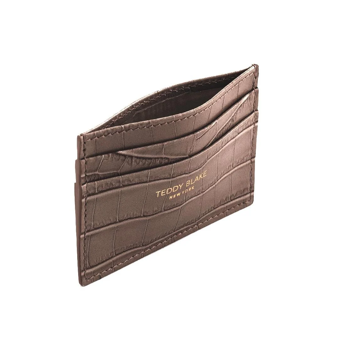 TB Cardholder Croco - Beige - Image 4